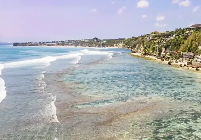 Coastal bay on Bali's Bukit Peninsula