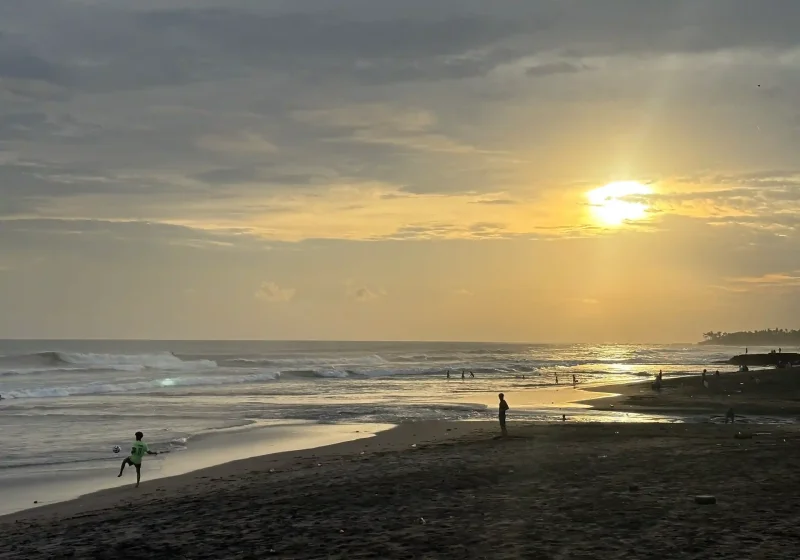 Sunset over Echo Beach, Canggu