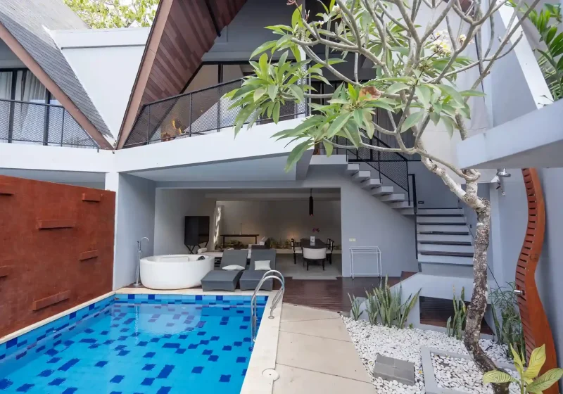 Villa courtyard pool in Nusa Dua, Bali